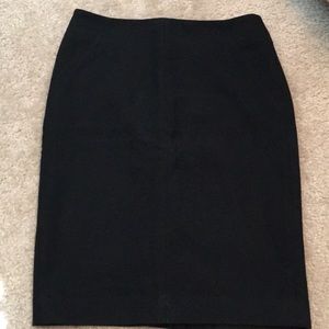 Black Loft Pencil Skirt